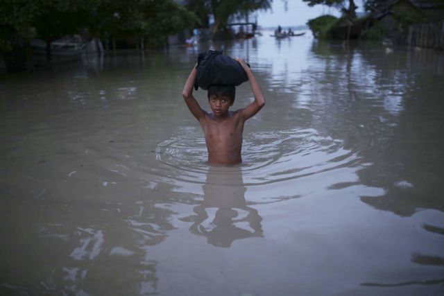 Διεθνή βοήθεια για τους πληγέντες από τις πλημμύρες ζητά η Μιανμάρ